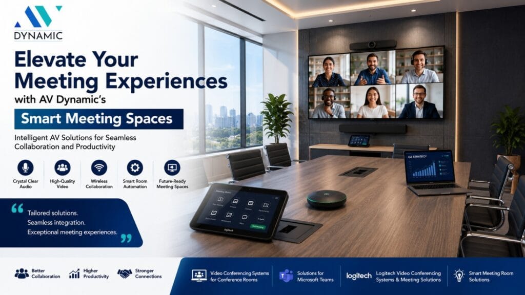 Elevate Your Meeting Experiences with AV Dynamic’s Smart Meeting Spaces