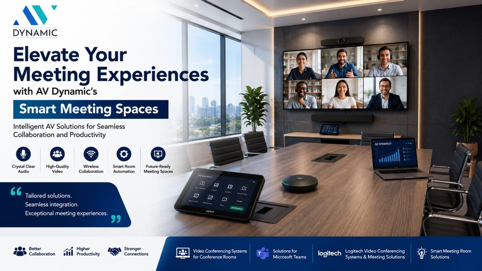 Elevate Your Meeting Experiences with AV Dynamic’s Smart Meeting Spaces